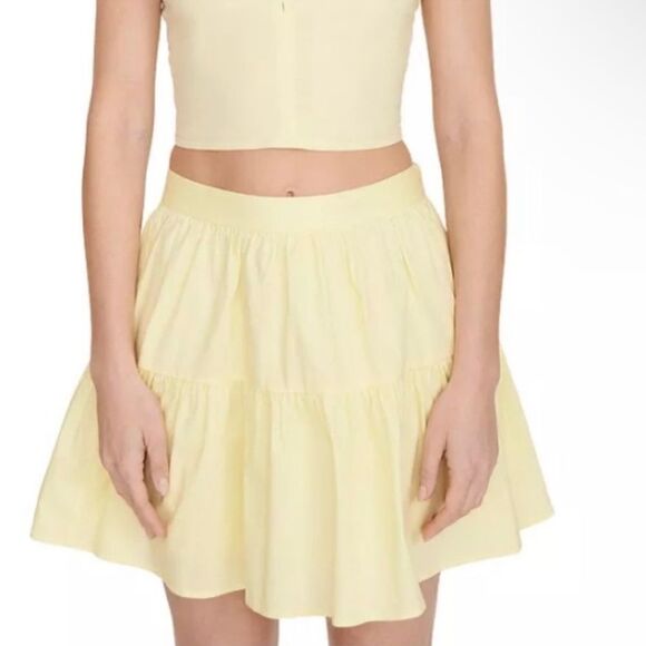 NWT STAUD Sea Mini Skirt in Sunray Size 2 - Picture 3 of 15